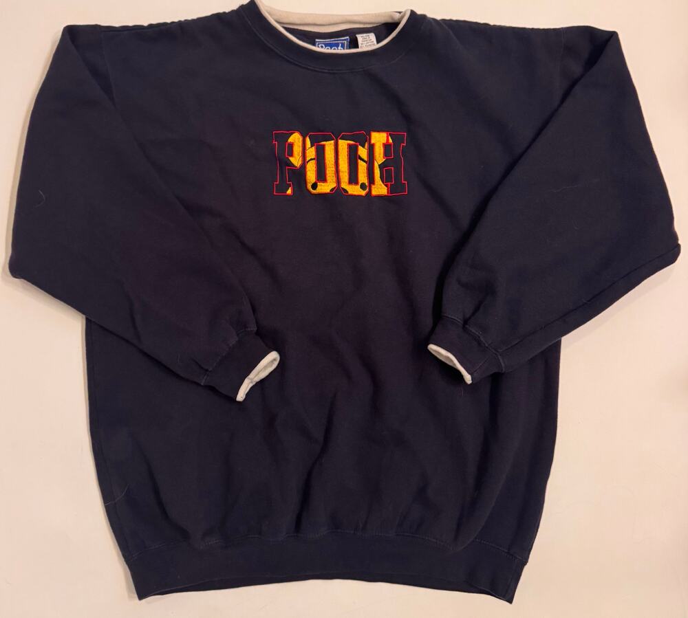 Vintage Winnie The Pooh Crewneck Sweatshirt Disney Size XL Women's Blue